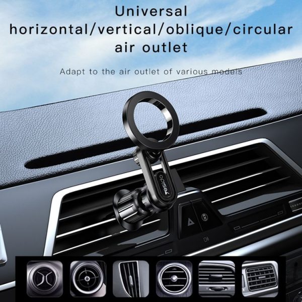 Yesido C157 Strong Magnetic Car Air Vent Phone Holder (Black) - Image 10