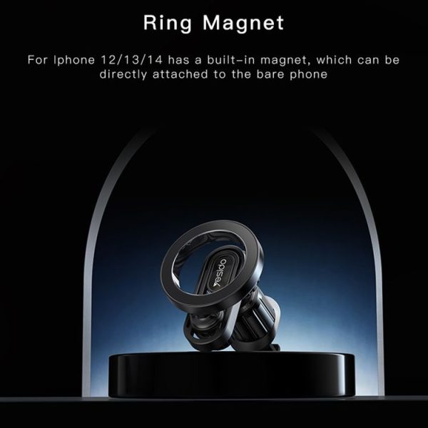 Yesido C157 Strong Magnetic Car Air Vent Phone Holder (Black) - Image 4