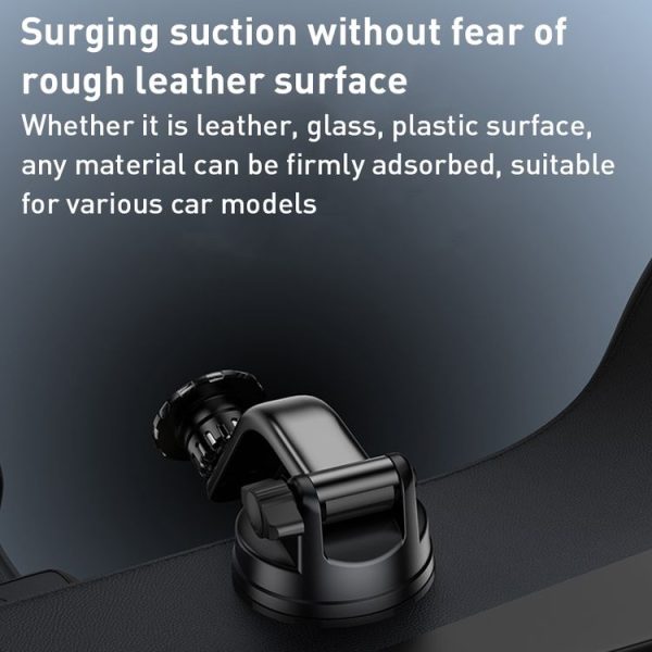 Yesido C159 Suction Cup Type Magnetic Car Phone Holder Set (Black) - Image 9