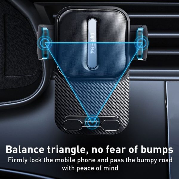 Yesido C167 Rotatable Car Air Outlet Phone Holder (Black) - Image 2
