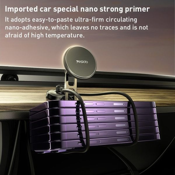 Yesido C199 Telescopic Adjustable Car Magsafe Magnetic Holder - Image 8