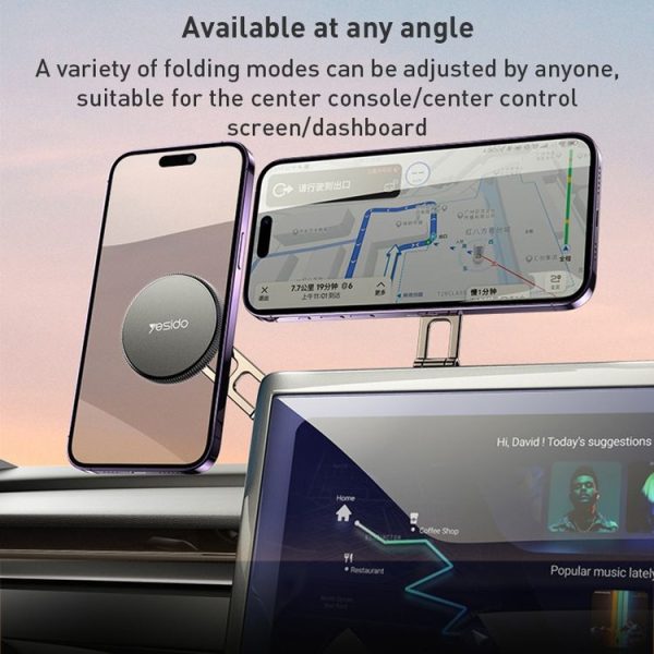 Yesido C199 Telescopic Adjustable Car Magsafe Magnetic Holder - Image 9