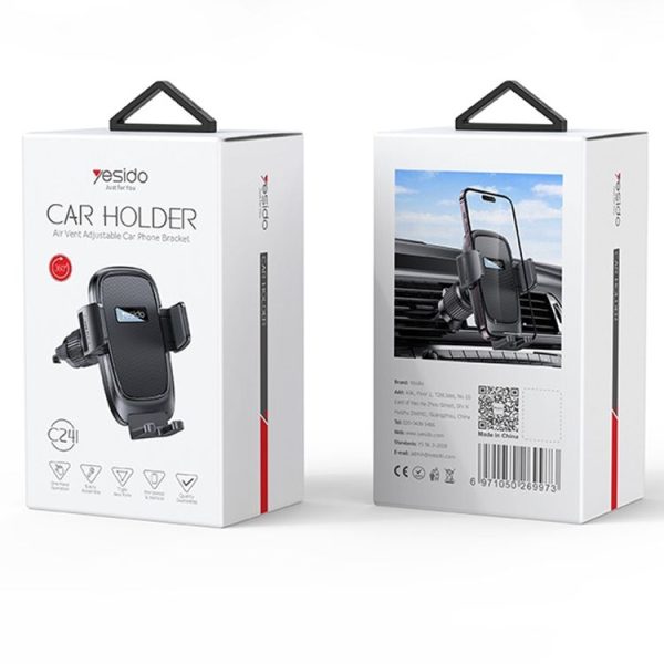 Yesido C241 Adjustable Car Air Vent Mobile Phone Holder - Image 9