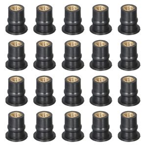 20pcs / 1 Set M5 Universal Motorcycle Windshield Brass Nuts