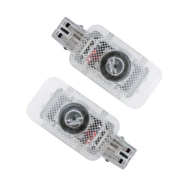 1 Pair For Volvo Car 3D Door Logo Light Brand Shadow Lights - Image 3