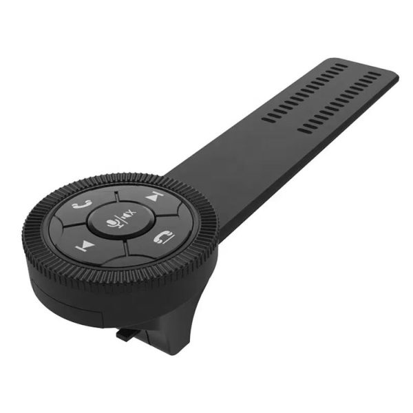 Universal Strap Shape Steering Wheel Remote Control Car Multimedia Wireless Button Remote Control (Black) - Image 2