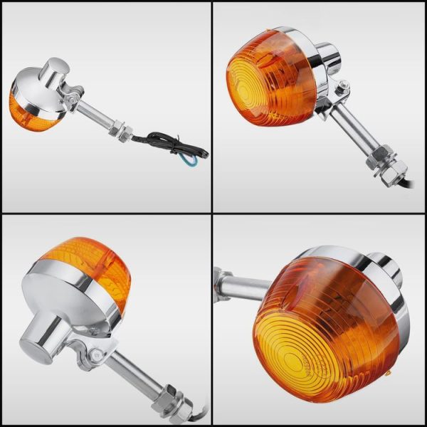 2pcs For Honda CT90 XL100 CM125 CB400 CB750 Motorcycles LED Turn Signal Light - Image 2