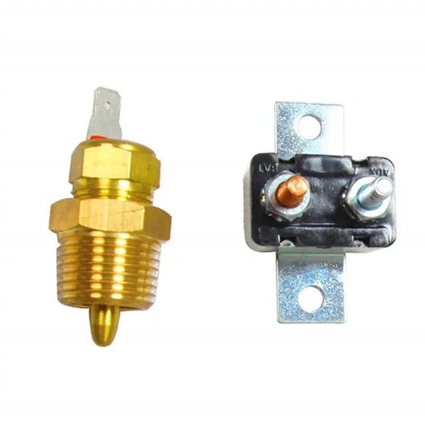 Car 12V 40A 175-185 Degree Electric Cooling Fan Thermostat Temperature Sensor Switch Set - Image 3