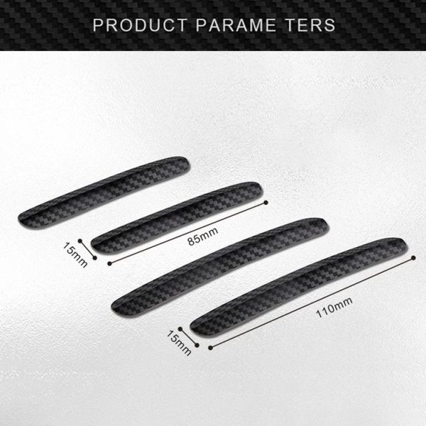 4 in 1 Car Door Anti-Static PC Carbon Fiber Anti-Collision Strip - Image 5