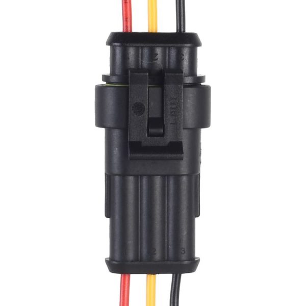 10pcs 3P Car Waterproof Plug Car Connector Plug-In, Length: 10cm - Image 6