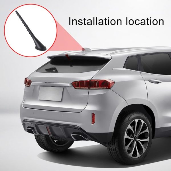 YQ-624A2 17x1.5cm Car Radio Roof Enhanced Signal Antenna Mast - Image 6