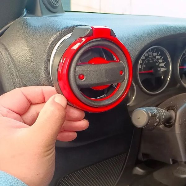 Jeep Wrangler JK 2007-2017 JL / JT 2018+ Car Air Conditioner Air Vent Water Cup Holder (Silver) - Image 7