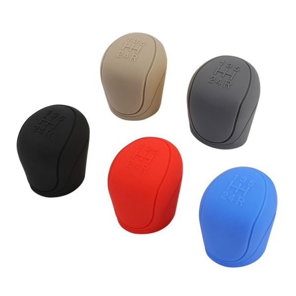 Ford Car Silicone Dustproof Shift Knob Gear Protective Cover (Beige) - Image 2