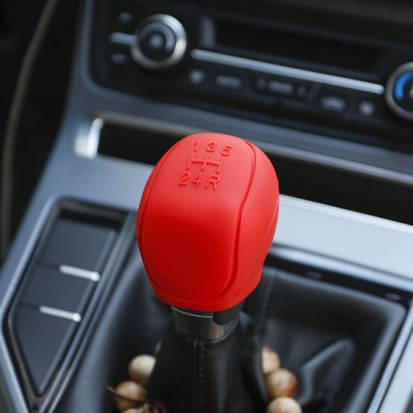 Ford Car Silicone Dustproof Shift Knob Gear Protective Cover (Beige) - Image 6