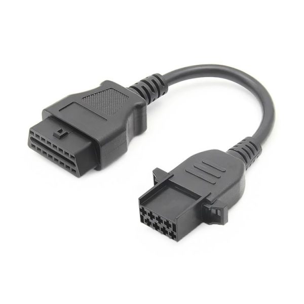 Volvo 8 Pin Female to OBDII Female Truck Adapter Cable - Image 2