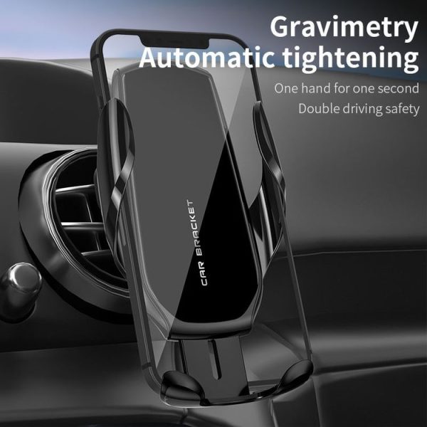 M6 Car Gravity Bracket Air Outlet Phone Navigation Holder (Red) - Image 4