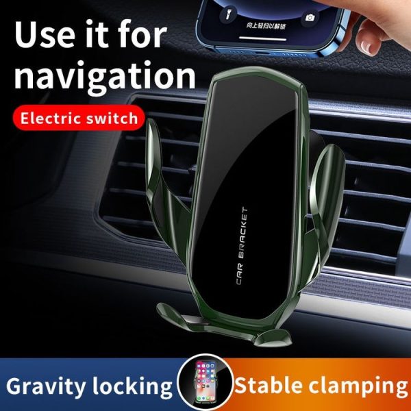 M6 Car Gravity Bracket Air Outlet Phone Navigation Holder (Red) - Image 8