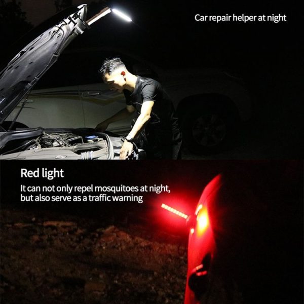 FT20 Folding Magnet Car Inspection Light Work Maintenance Lamp Strong Emergency COB LED Lamp (Black) - Image 13