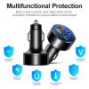 3.1A 4 in 1 Digital Display Car Charger with Voltmeter - Image 2