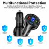 66W 4 in 1 Digital Display Fast Charging Car Charger with Voltmeter (White) - Image 2