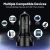 66W 4 in 1 Digital Display Fast Charging Car Charger with Voltmeter (White) - Image 7