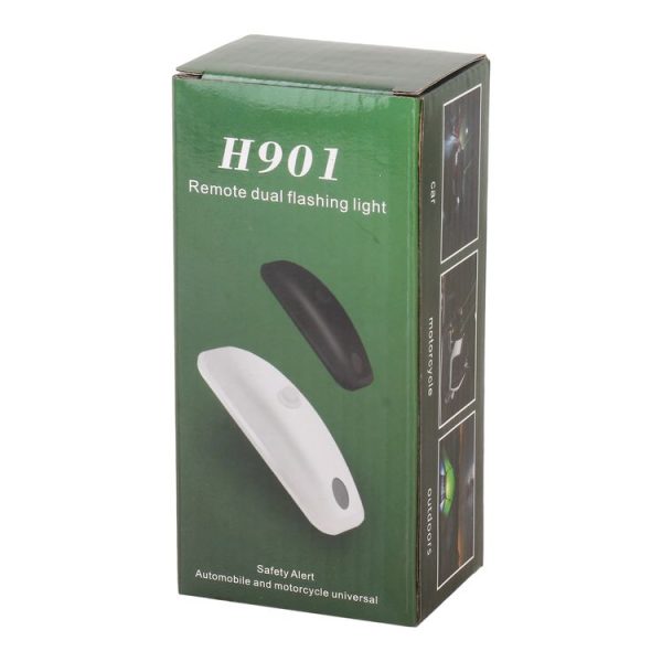 H901 Car Remote Pilot Light Warning Light Dual Flash Light (Black) - Image 4
