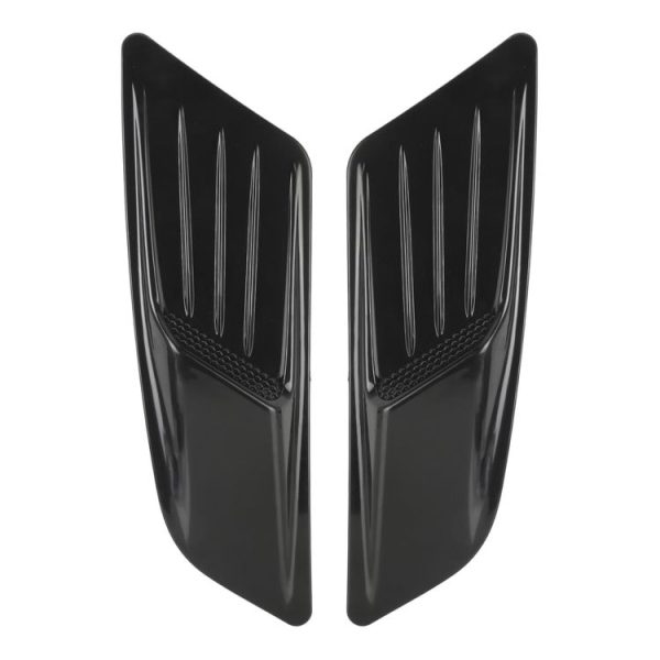 HD-713 1 Pair Car Hood Decorative Stickers Fender Air Vents Sticker (Black) - Image 2