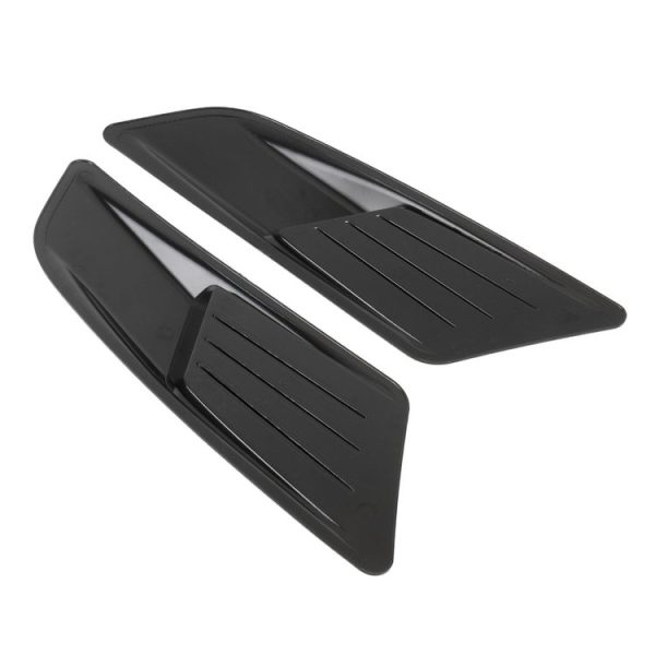 HD-713 1 Pair Car Hood Decorative Stickers Fender Air Vents Sticker (Black) - Image 3