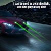 H901 2pcs / Pack Car Remote Pilot Light Warning Light Dual Flash Light (White) - Image 6