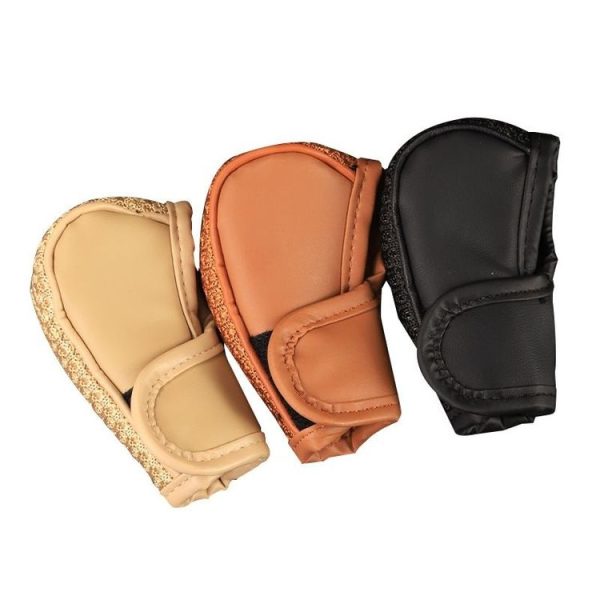 Universal Car PU + Ice Silk Gear Shift Knob Protective Cover (Brown) - Image 3