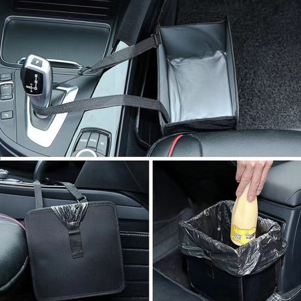 Car Garbage Storage Box Hanging Rear Seat Storage Bag, Size: 22 x 23 x 14.5cm - Image 4