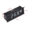 3 in 1 DC5-50V Car High-precision Electronic LED Luminous Clock + Thermometer + Voltmeter (Red) - Image 4