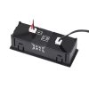 3 in 1 DC5-50V Car High-precision Electronic LED Luminous Clock + Thermometer + Voltmeter (Red) - Image 5
