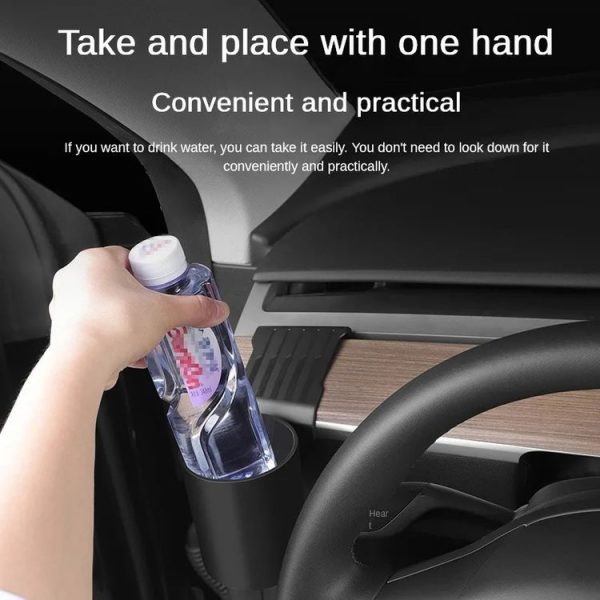 Tesla Model Y / 3 Car Door Dashboard Water Cup Storage Holder - Image 6