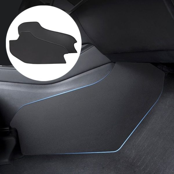 Tesla Model Y 2pcs / Set Car Center Console Inside Leather Anti-kick Pad