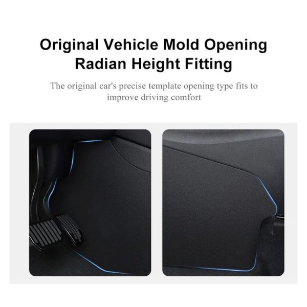 Tesla Model Y 2pcs / Set Car Center Console Inside Leather Anti-kick Pad - Image 3