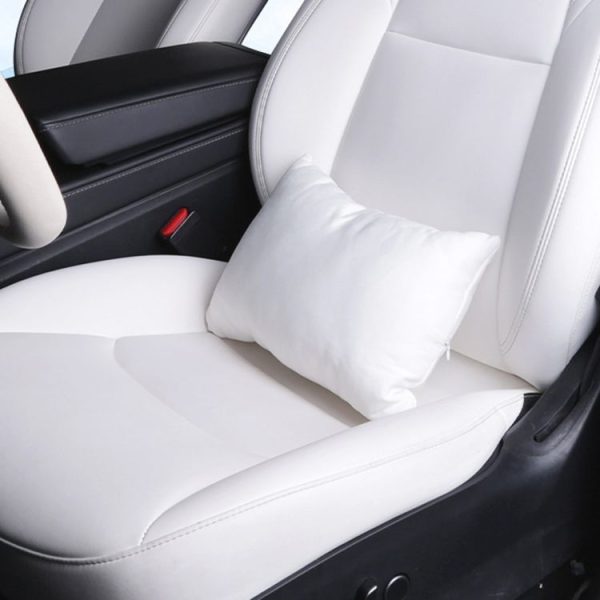 Tesla Model 3 / Y Car Seat Lumbar Support Pillow (Black) - Image 6