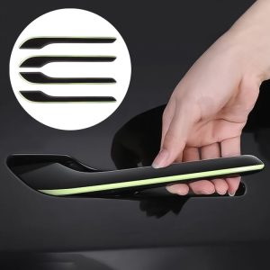 Tesla Model 3 / Y 4pcs / Set Car Door Handle Luminous Decorative Sticker