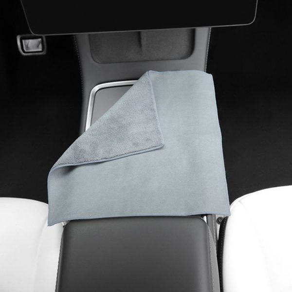 Tesla General Car Microfiber Towel Cleaning Rag, Style: No LOGO, Size: 30 x 30cm