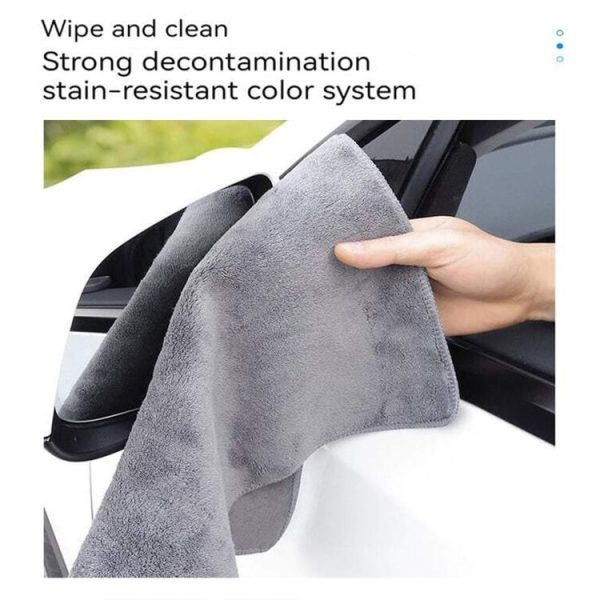 Tesla General Car Microfiber Towel Cleaning Rag, Style: No LOGO, Size: 30 x 30cm - Image 4