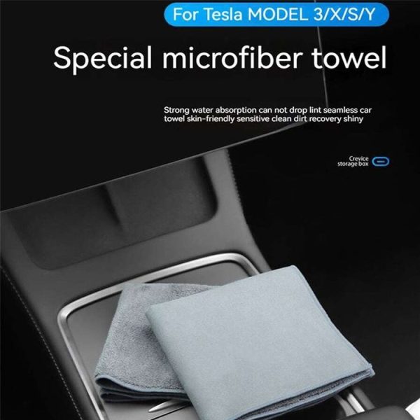 Tesla General Car Microfiber Towel Cleaning Rag, Style: No LOGO, Size: 30 x 30cm - Image 6