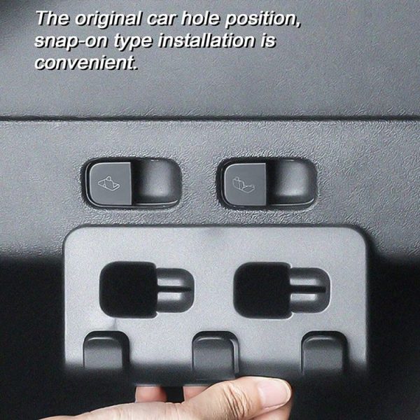 Tesla Model Y 2021-2023 Car Snap-on Trunk Button Storage Hook - Image 4