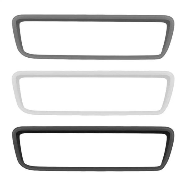 Tesla Model 3 / Y Car Interior Rearview Mirror Silicone Protective Cover (White) - Image 2