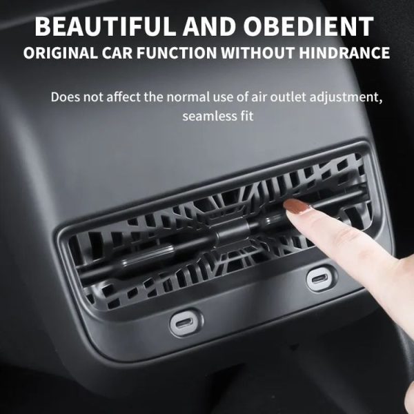 Tesla Model Y 2021-2023 Car Rear Air Conditioning Outlet Protective Cover - Image 4