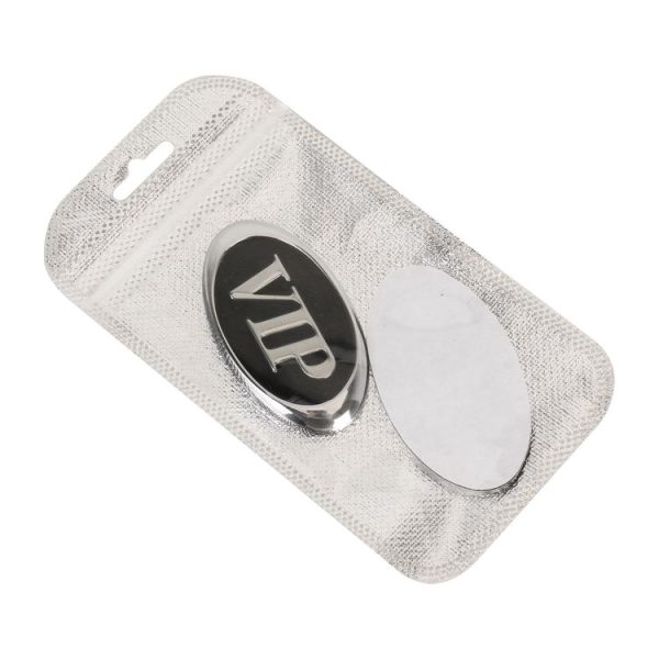 Car Oval Style VIP Metal Personalized Decorative Stickers, Size: 6.5 x 3.5 x 0.5cm - Image 6