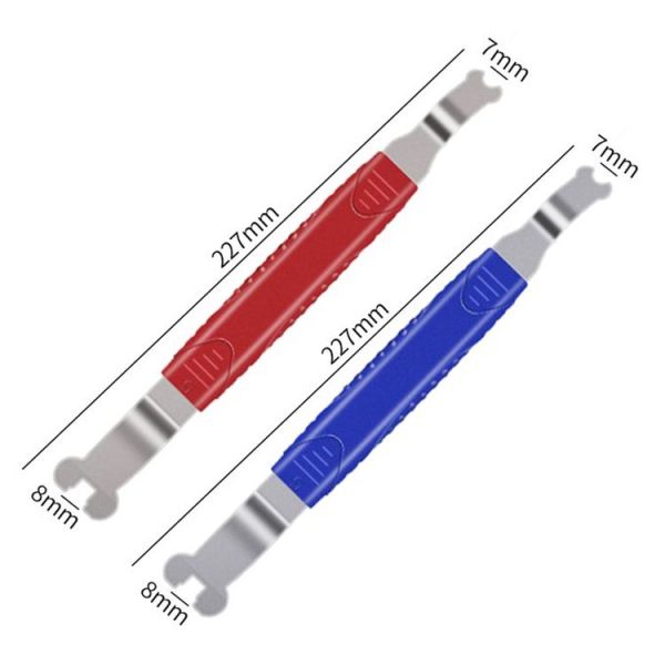4-5 inch Long Car Door Panel Removal Rubber Buckle Screwdriver (Blue) - Image 2