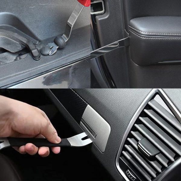 4-5 inch Long Car Door Panel Removal Rubber Buckle Screwdriver (Blue) - Image 6