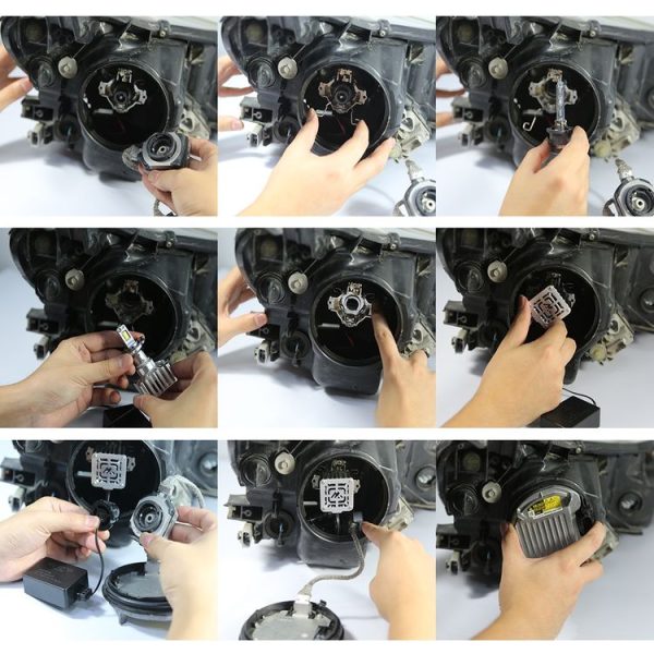 D Series D4S 35W 6000K 4500LM 2pcs / Box Car LED Headlight - Image 6