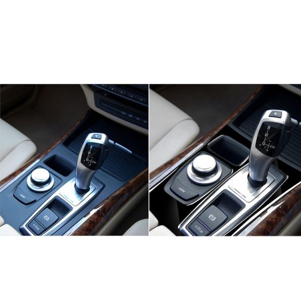 Car Right Drive Gear Panel Decorative Sticker for BMW X5 E70 2008-2013 / X6 E71 2009-2014, Basic Version (Black) - Image 7