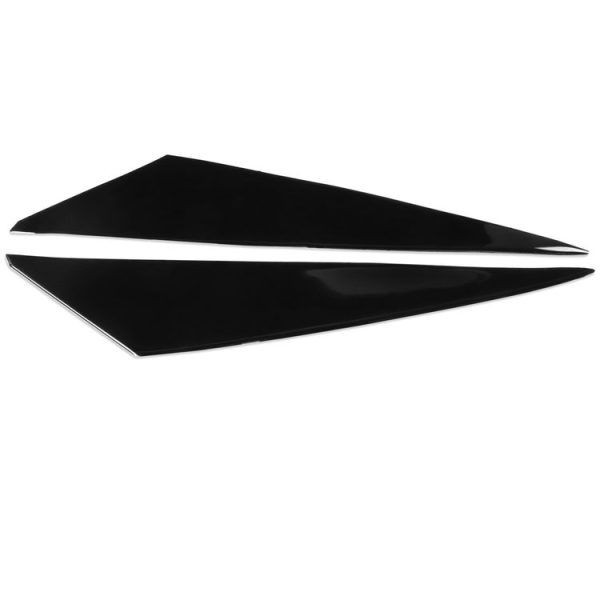Pair Car Lamp Eyebrow Soft Decorative Sticker for BMW X1 E842 2009-2014 (Black) - Image 2